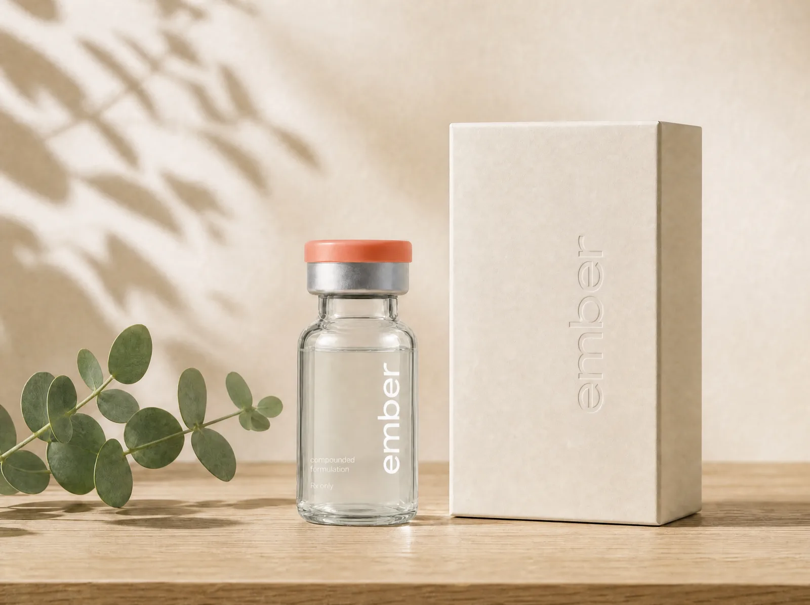 ember labeled vial and box